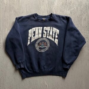 Vintage Penn State Sweatshirt XL Blue 1990s Nittany Lions NCAA